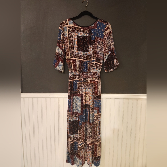 American Eagle Patchwork Paisley Maxi Dress - Picture 12 of 12